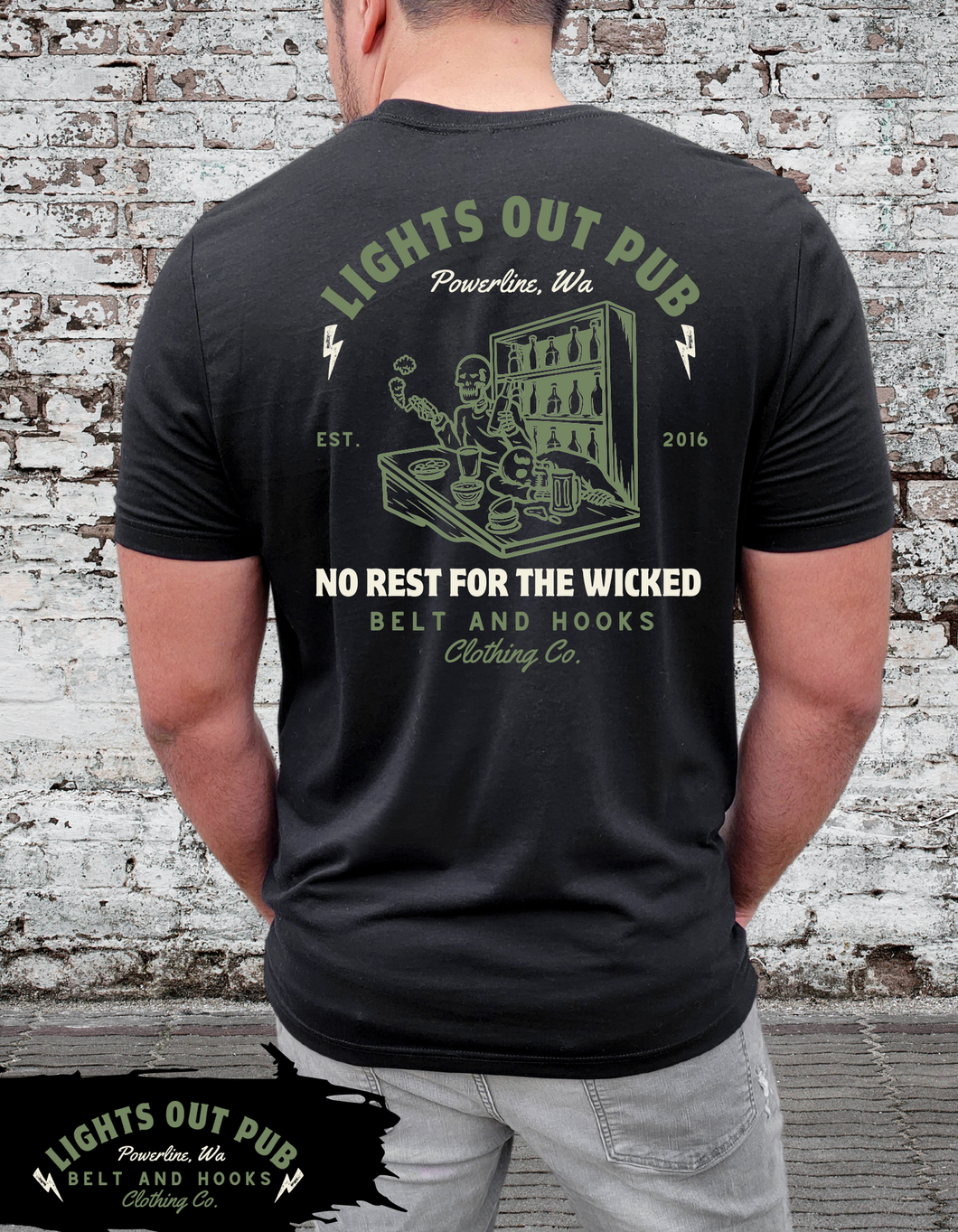 Lights Out Pub Tee