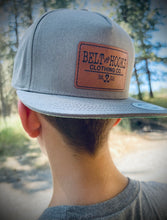 Load image into Gallery viewer, Belt and Hooks Logo - Flat Bill Trucker SnapBack Hat
