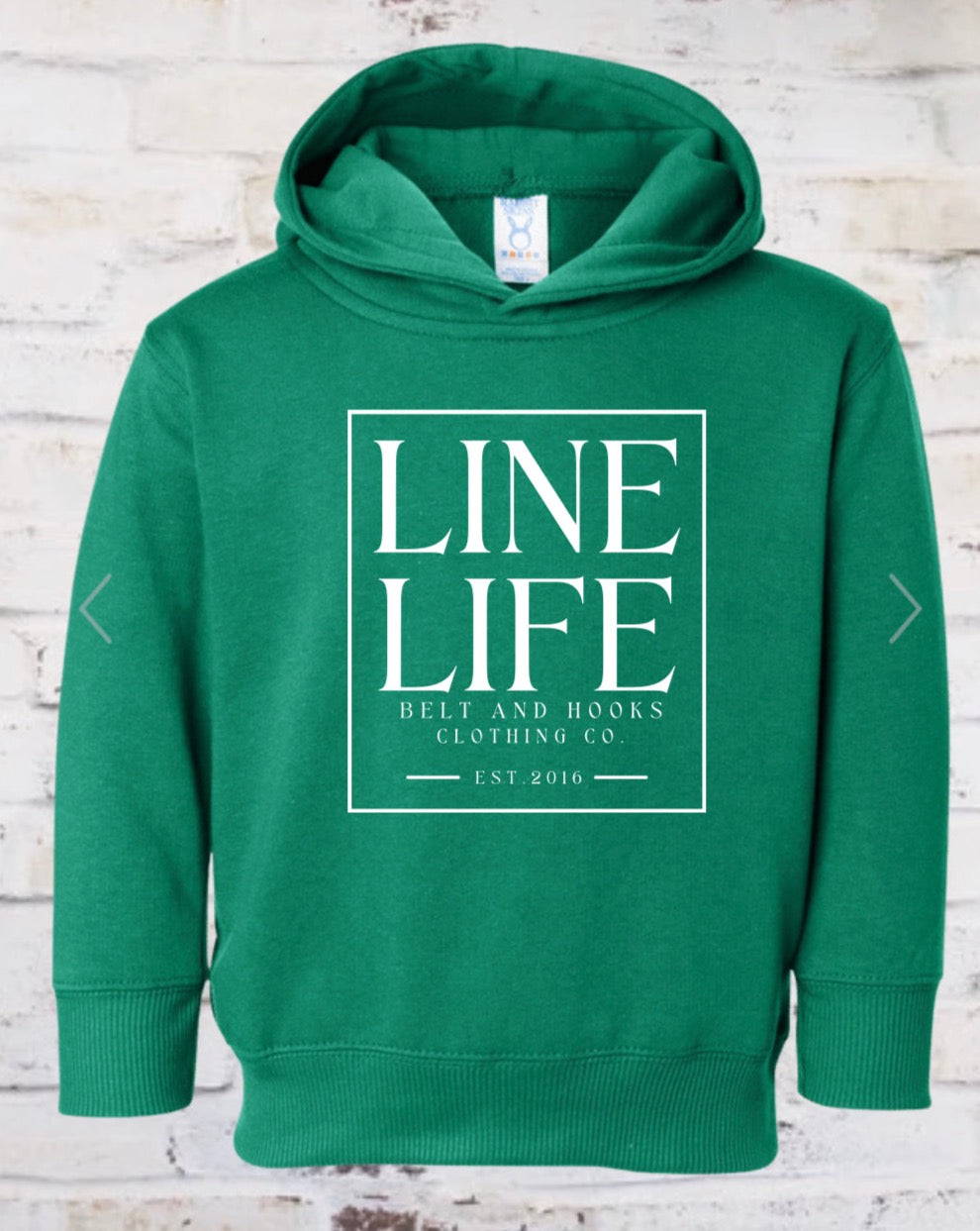 Toddler Line Life Box Design Hoodie